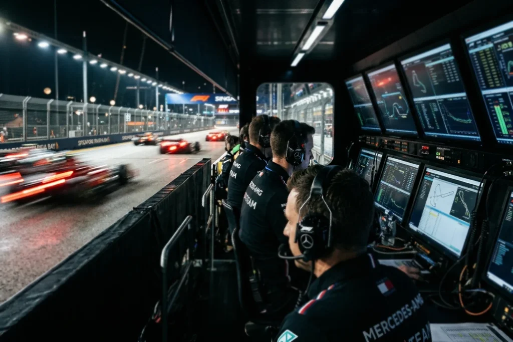 Apuestas en vivo de Fórmula 1 con datos de telemetría en tiempo real